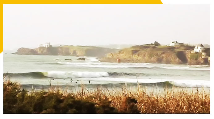 Action Line - spots surf guidel-plages